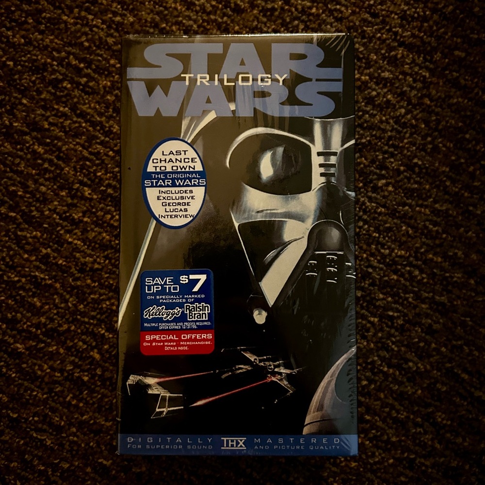 Vintage VHS Tape Star Wars